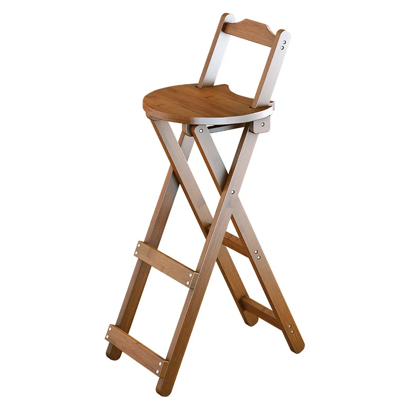 Bar Chair Simple Home Bar Chair Balcony Backrest Stool Coffee Shop High Stool