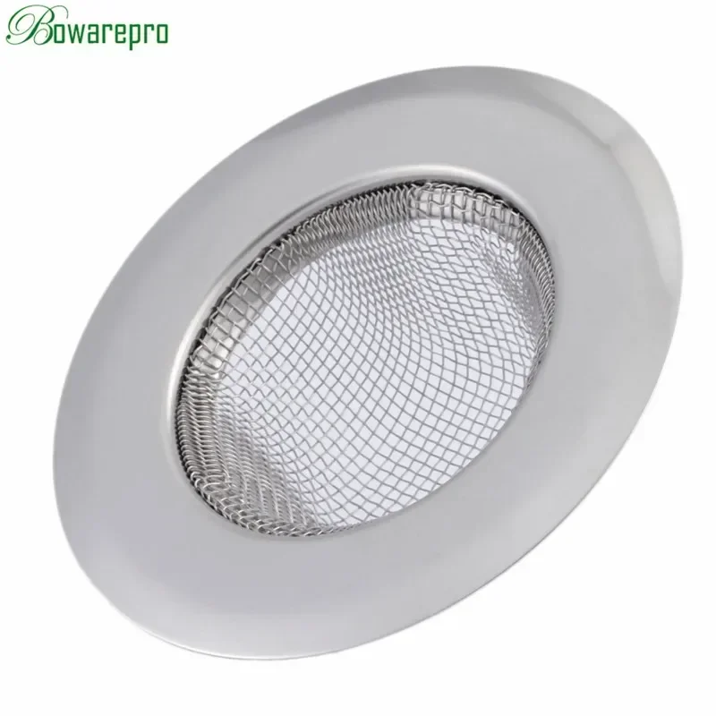 Shower Drain Hole Filter Trap Steel Bath Catcher Stopper Metal Sink Strainer Bathroom Plug Filter 11/9/7cm
