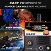 MINI Digital Gasless Mag Welder MMA Welding Machine Flux Core Wire Soldadora Poste A Souder Mig Mesin Las Mig-250 Without Gas 4