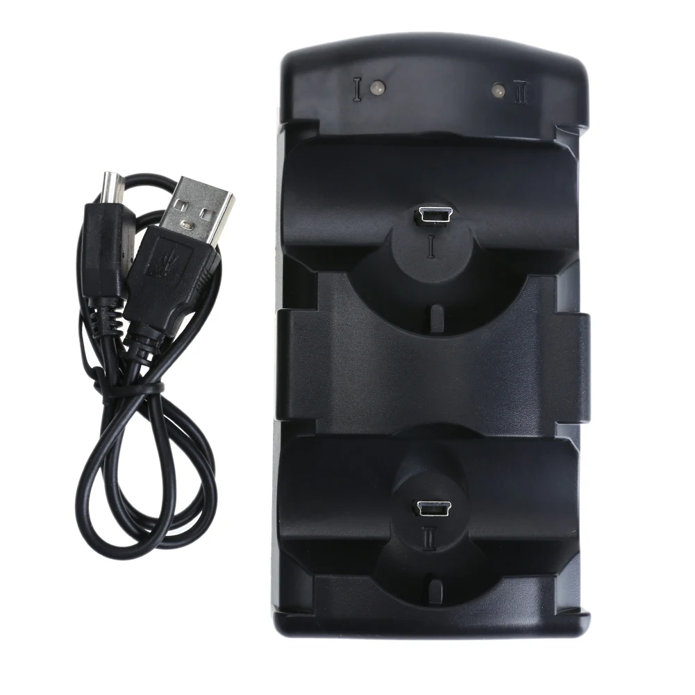 PS3/PS3 이동 컨트롤러용 1/2/3Pcs 수직 충전기 스테이션  플레이스테이션 3용 듀얼 충전기 도크 USB 고속 충전 도크