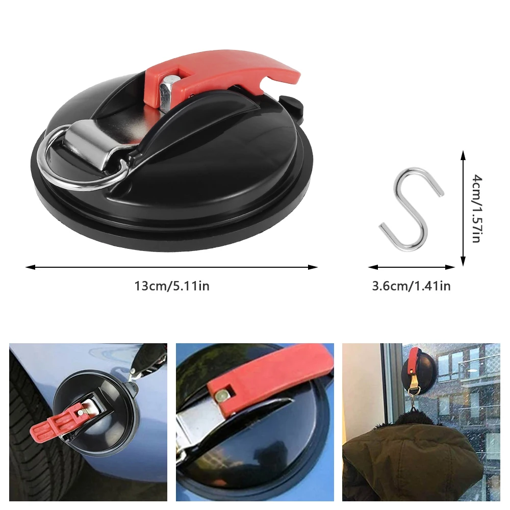 

Multi-function Heavy Duty Suction Cup Anchor Strong Suction Cups Car Mount Luggage Anchor With Securing Hook For Camping Tarp