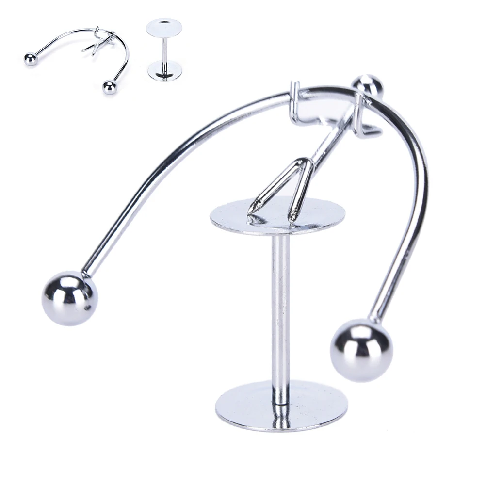 Kinetic Weightlifter Gadget Perpetual Motion Desk Art Toy Gift