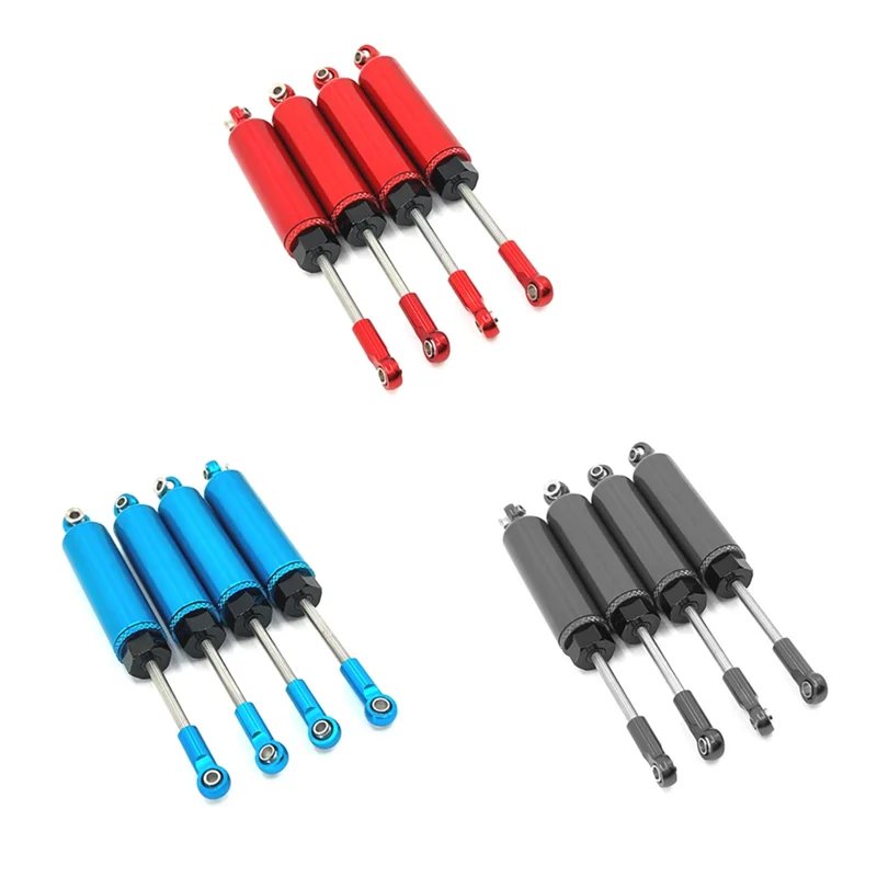 M09K 오일 충격 흡수 장치 댐퍼 Wltoys 104009 12402-A A323 12409 RC 자동차 금속 업그레이드 부품, 파란색