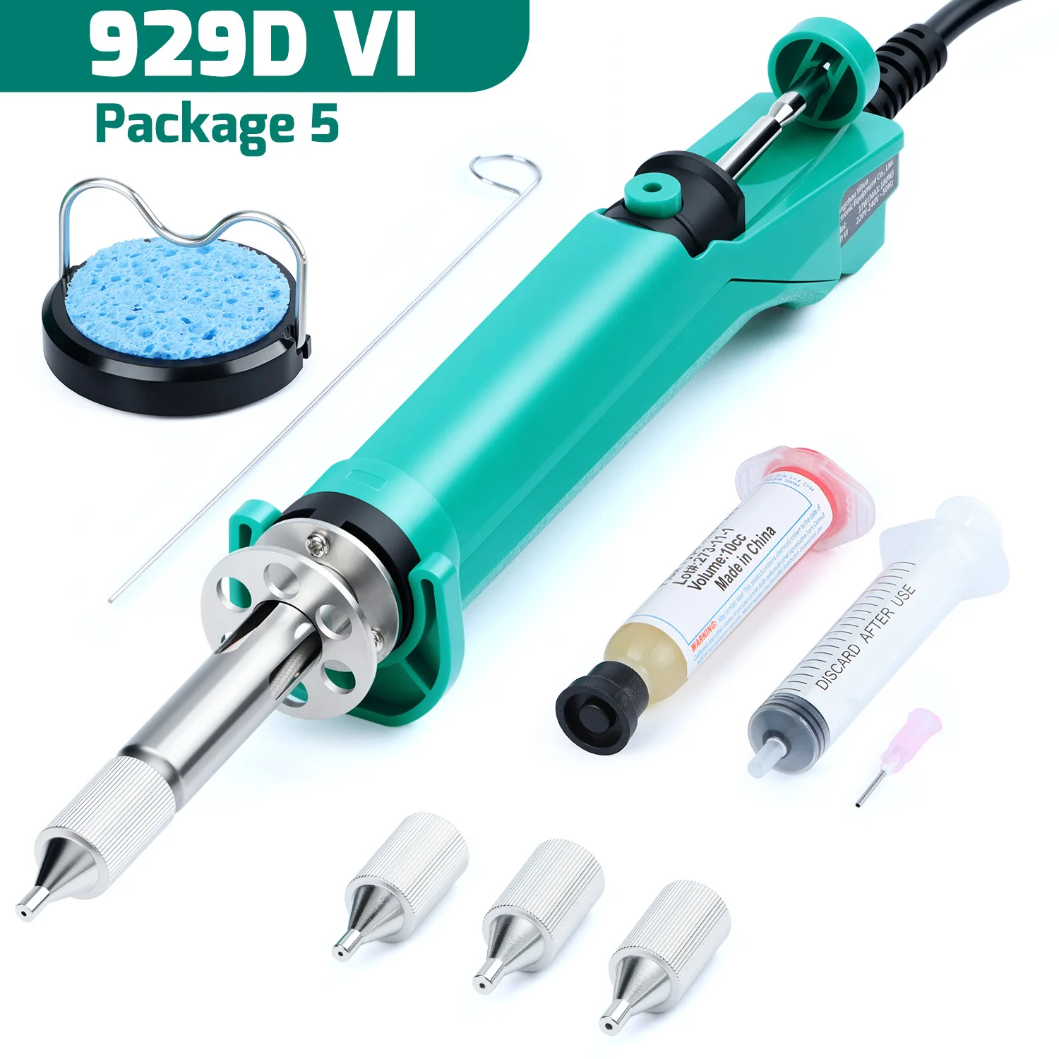 180W Desoldering Iron Electric Soldering Tin Suction Sucker Gun THT PTH Remover