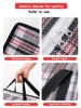 1PC foldable large capacity woven bag cotton quilt storage bag moving bag clothing storage mobile box replacement 4