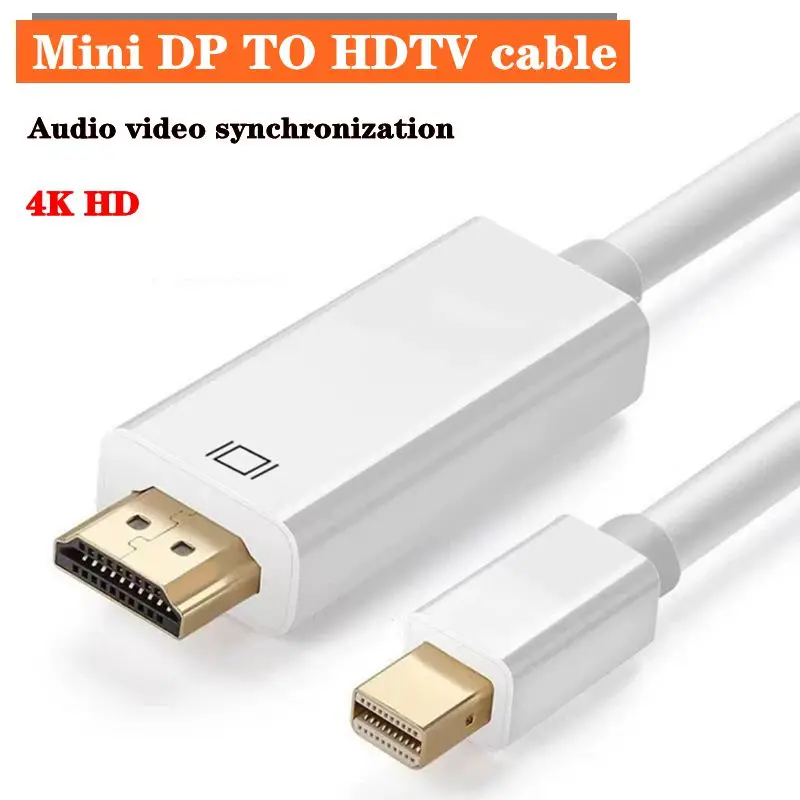 Mini Displayport Da 1.8M A Hdmi Compatibile Thunderbolt Mini Dp A Hdmi Cavo Adattatore Compatibile Da Mac A Tv