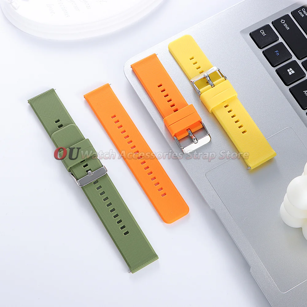 Silicone Waterproof Watchband - Sport Bracelet Rubber Wristband