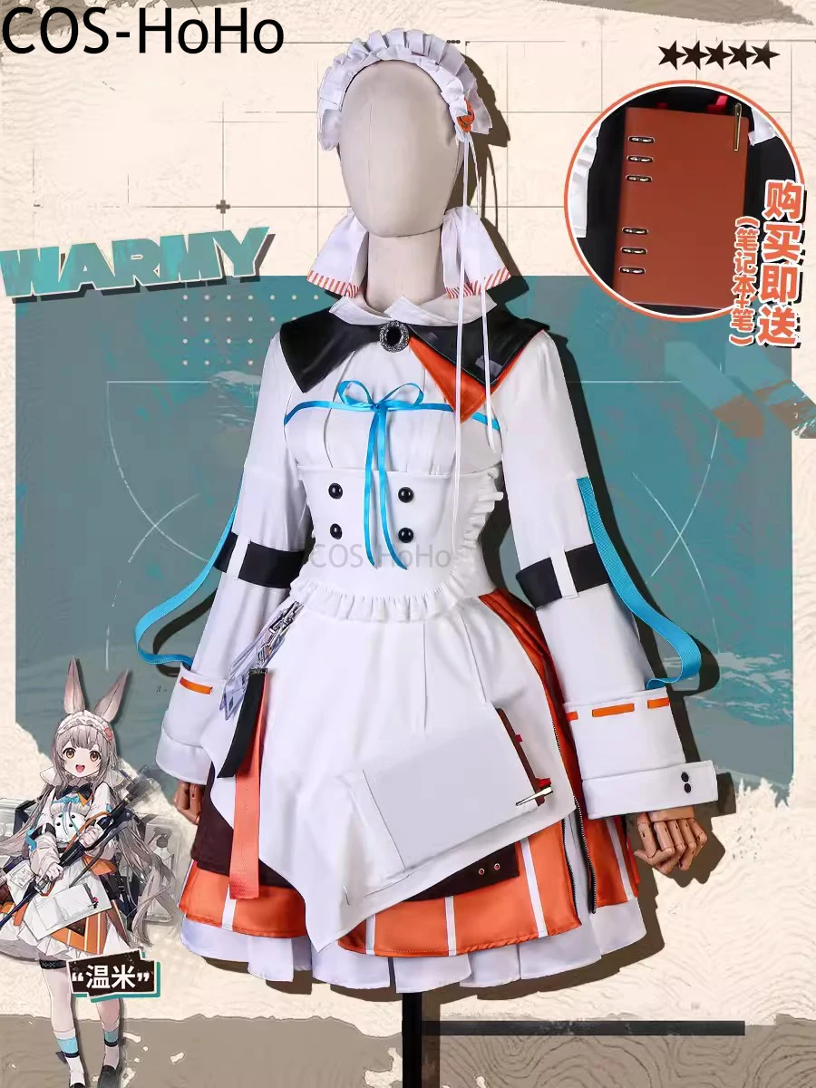 

COS-HoHo Arknights Warmy Game Suit Sweet Lovely Uniform Gorgeous Cosplay Costume Halloween Carnival Party Role Play Outfit Women