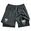 Y2K Performance Shorts Men Spider Printed GYM Casual Sports Compression Shorts Workout Running Mesh 2 In 1 Sport Short Pants 3