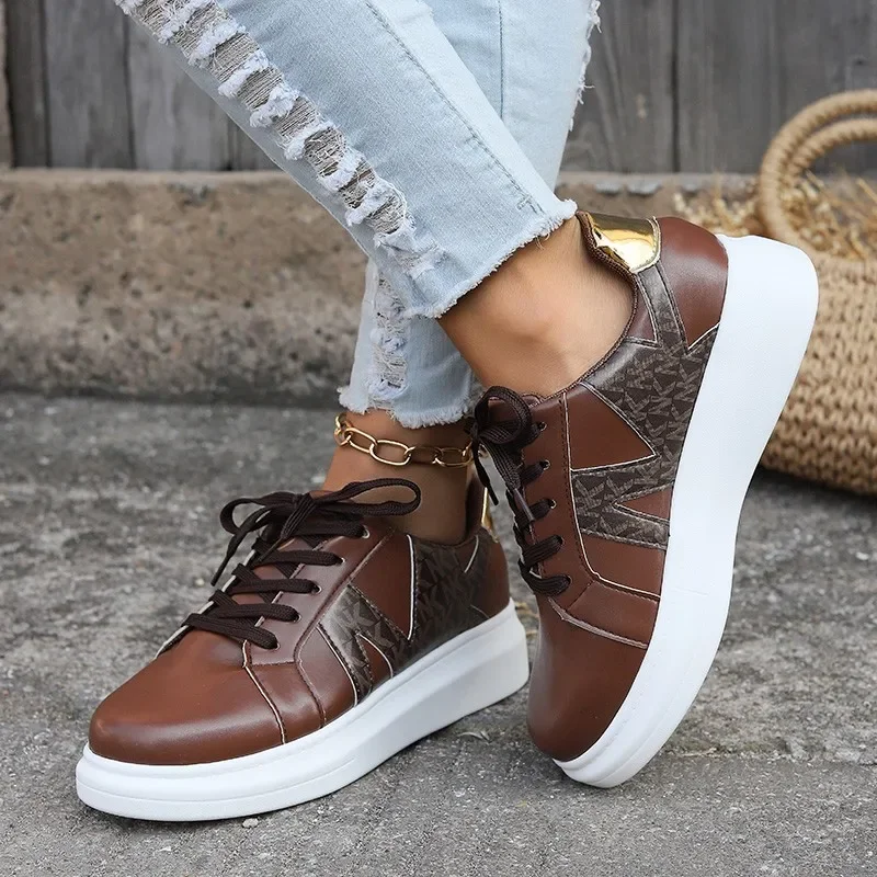 Niulatu for Women with Free Shipping 2025 Designer Platform Casual Sports Running Vulcanized White Shoes Female Chunky Sneaker DJSE main image 1