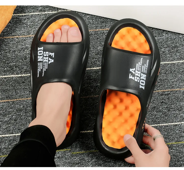 Summer Indoor Outdoor Soft Sole Slides for Men - true deals club