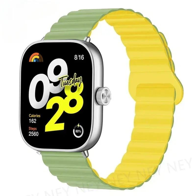 Magnetic Silicone Sport Wristband Bracelet - Universal Smartwatch Accessory
