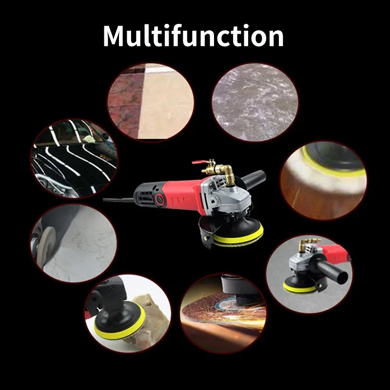 Electric Grinder Polisher Wet Stone Polisher Grinder Water Jet For Granite Marble Floor Stone