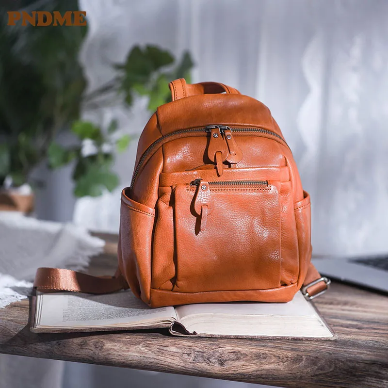 Women's Leather Backpack | Leather Backpack Purse | Leather Shoulder Bag -  Fashion - Aliexpress