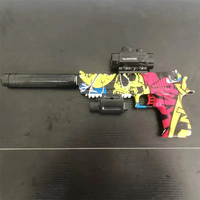 77360 Battery 7.4V Water Bullet 7-8mm Graffiti Electric High-speed Continuous Water Bullet Gun 4