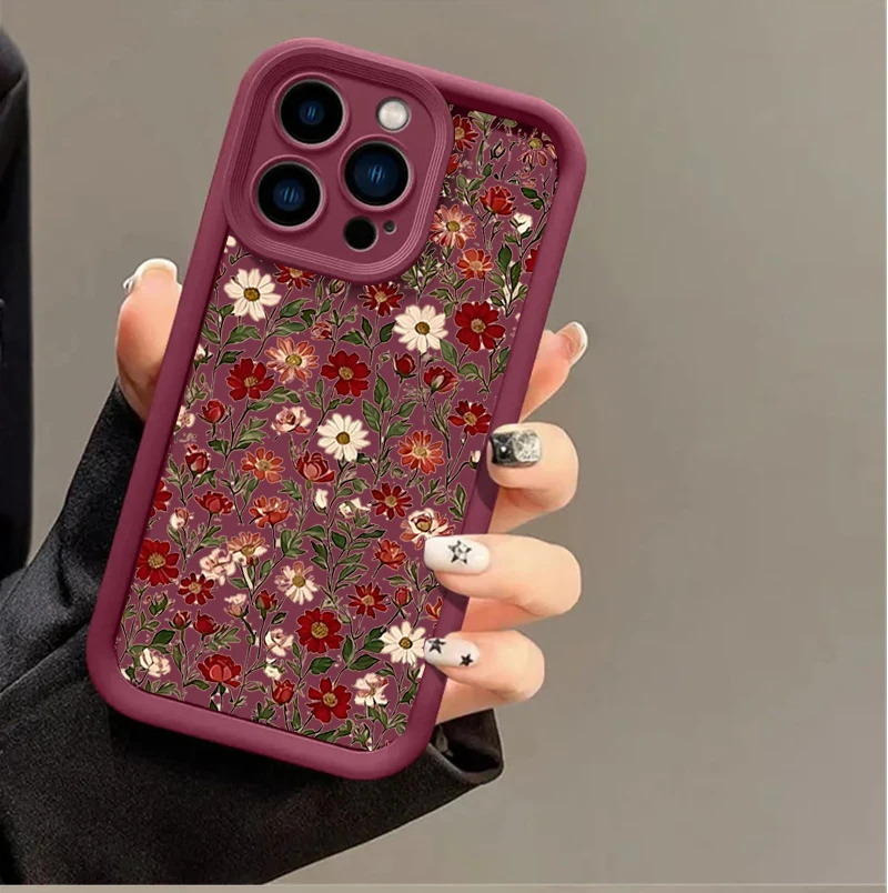 Floral Flower Print Phone Case Cover