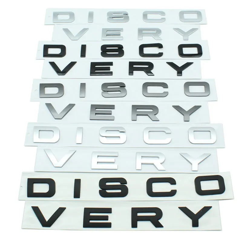 

DISCOVERY car stickers for Land Rover Discovery Sport engine cover letter logo modification decoration label car accessories