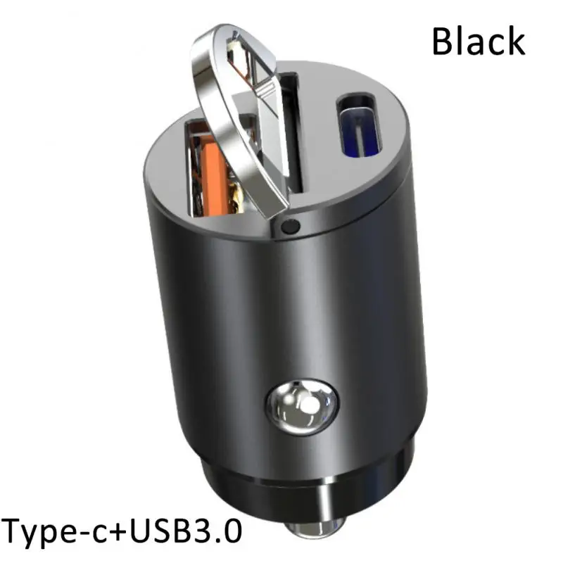 USB C Auto ladegerät versteckt Mini Metall Super Schnell lade adapter 12V  Einbau USB-Buchse - AliExpress
