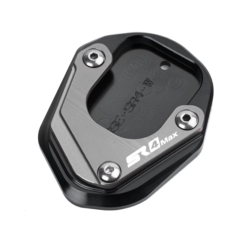 Für Voge SR4 MAX 350 2023 2024 2025 SR4MAX Motorrad Zubehör Seite Stehen Verlängerung Ständer Unterstützung Platte Reifen Ventil Kappen – Detail 5