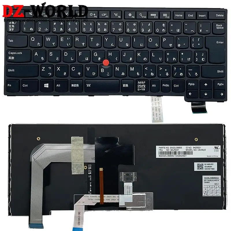 Sws gr dk fr de si br be jp sk bg cz hu Teclado Retroiluminado para Lenovo Thinkpad s3 Yoga 14 P40 Yoga 460 Laptop Azerty Qwertz ch - Imagem 5