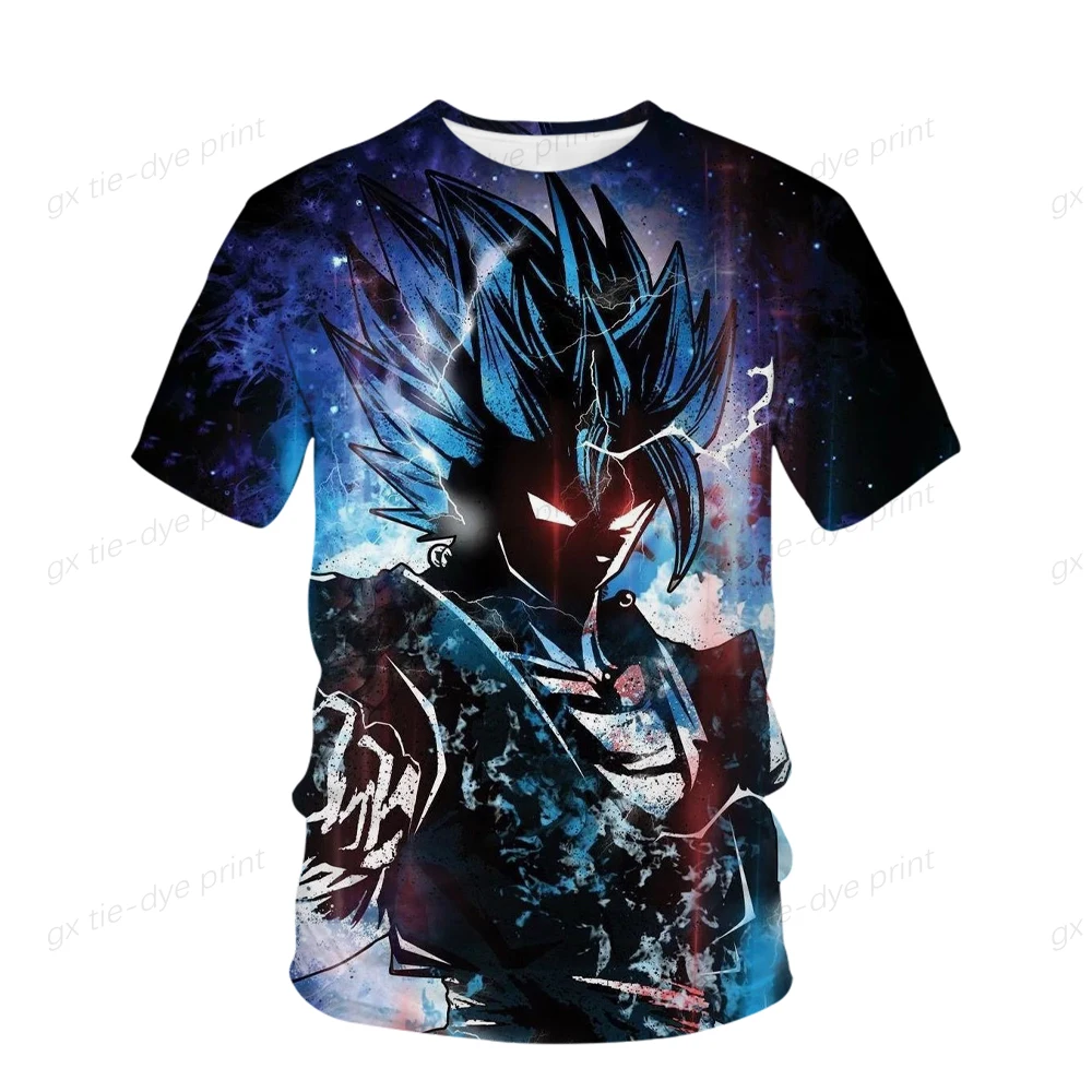 Anime Meninos Dragon-ball Z Imprimir T-shirt Harajuku Manga Curta Dos  Desenhos Animados Gráfico 3d Goku T-shirt para Crianças Hip Hop Unisex  Roupas - AliExpress