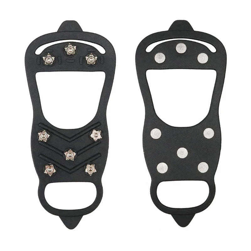 Professional Climbing Crampons 8 Studs Anti-Skid Ice Snow Walking Shoes Spike Grip Winter Outdoor Equipment Camping Gear climbing crampons 1 Pair