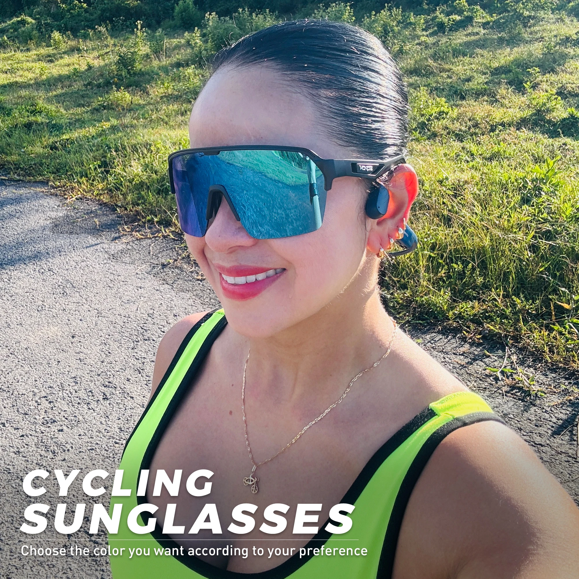 SCVCN Photochromic Cycling Glasses Sunglasses for Men Outdoor Sports Glasses UV400 Eyewear MTB Cycling Goggles Bicycle Women