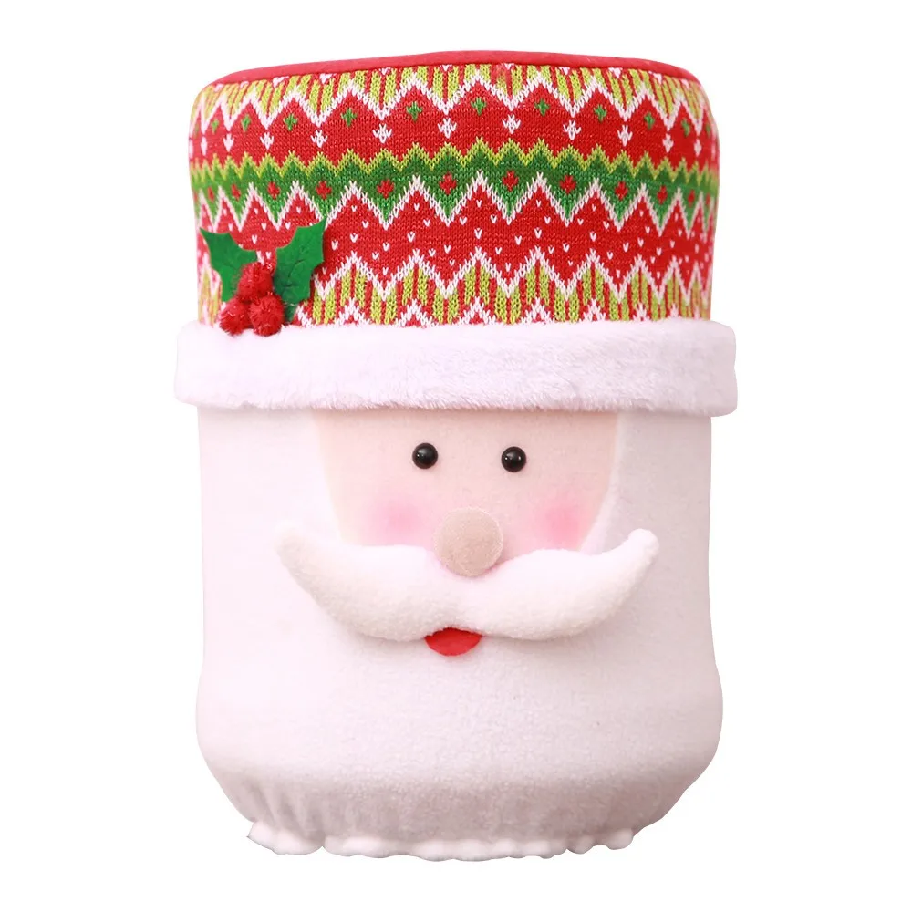 Water Dispenser cover Christmas Santa Claus decor Water Bucket Dispenser Container Dust Proof Bottle Purifier Xmas Decor