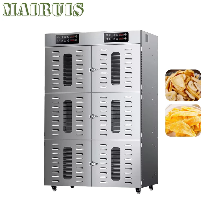 Electric Dried Fruit Vegetable Food Meat Dryer And Commercial Food Dehydrator Machine 90 Layer 220V 6400W 3