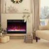 Electric Fireplace Inserts 23-inch Wide, 1500W Recessed Fireplace Insert with Remote Control, 6 Flame Colors 2