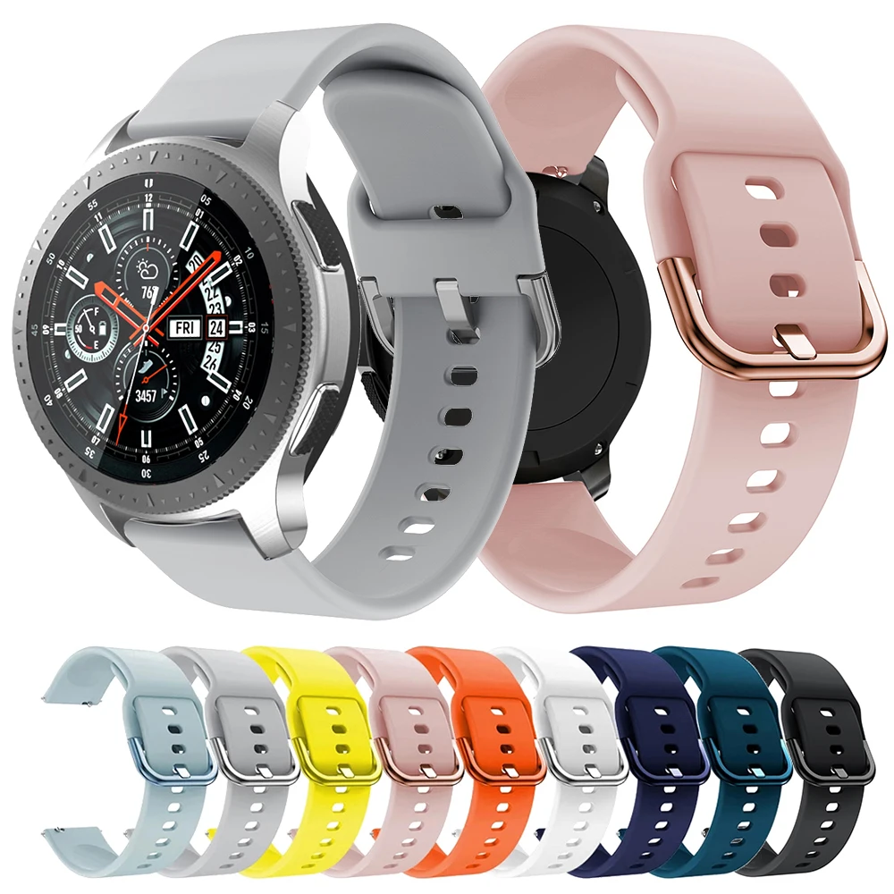 Versatile Silicone Watch Band - 20mm/22mm Adjustable Strap