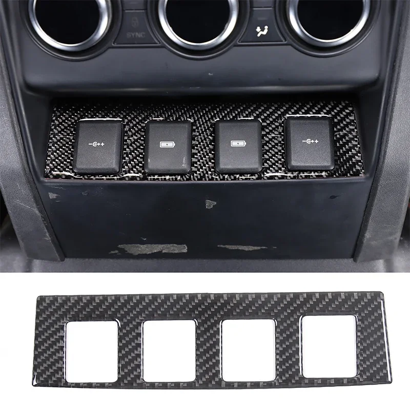 

For Land Rover Defender 110 2020-2024 Car Styling Car Rear Charging Port Outer Frame Sticker Car Interior Protection Accessories