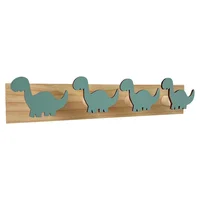 Cartoon Dinosaur Hook Wall Mounted Coat Hanger Bedroom Bathroom Hooks For Hats Scarves Towel Storage Home ganization 1
