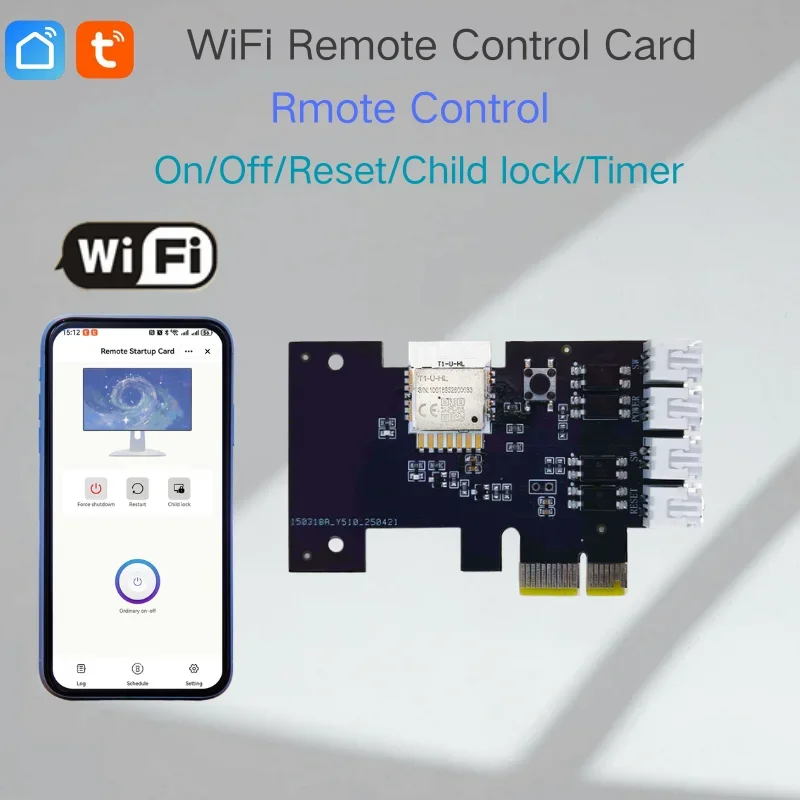 Smart PCIE Card by Tuya - Remote PC On/Off, Voice Assistant (Alexa/Google) & App