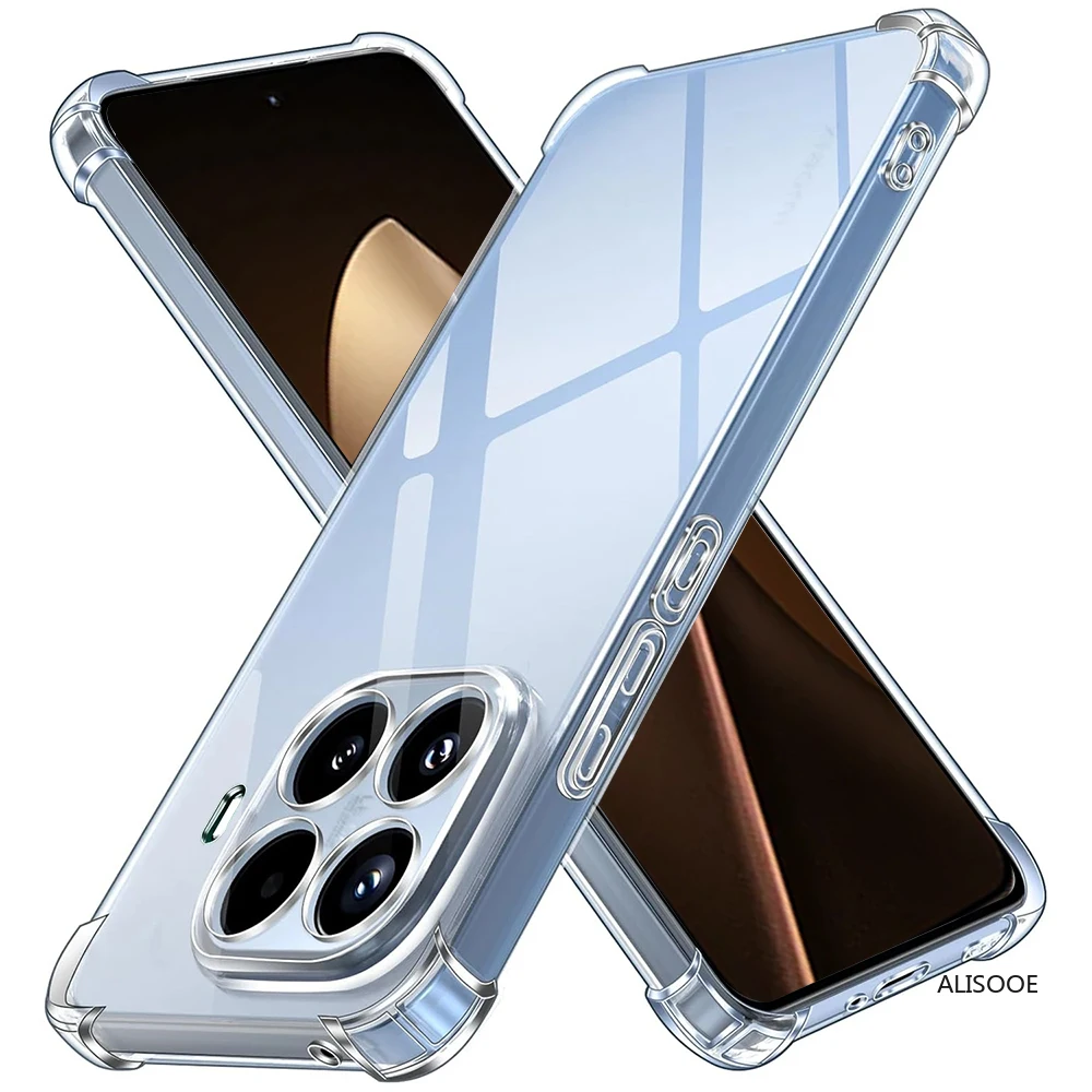 Transparent Shockproof TPU Protective Case with Reinforced Corners