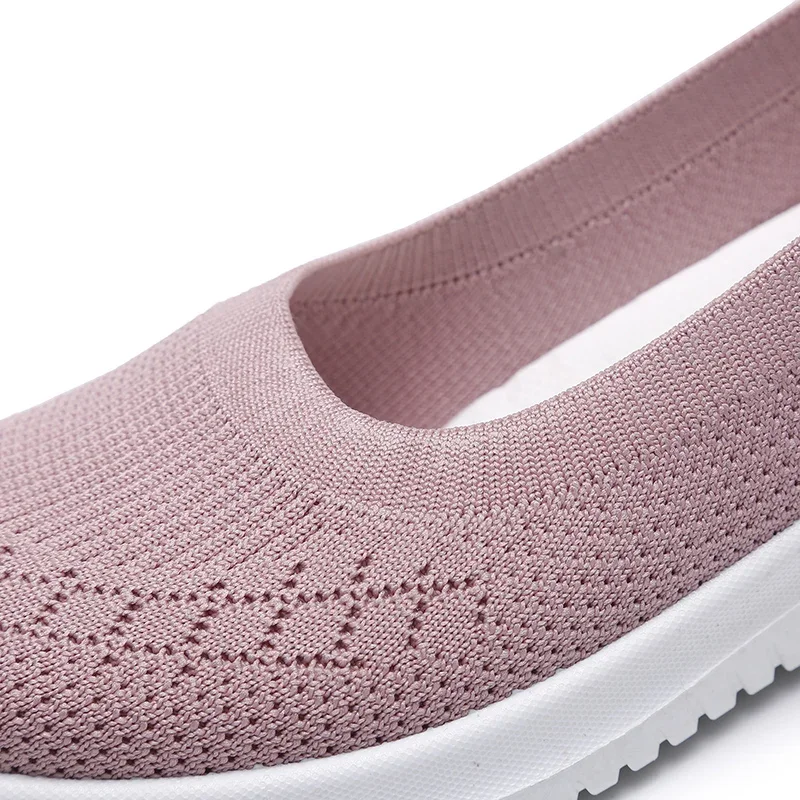 Summer Mesh Women Casual Shoes Breathable Sneakers Women Lightweight Slip on Loafers Outdoor Walking Shoe Tenis Zapatillas Mujer