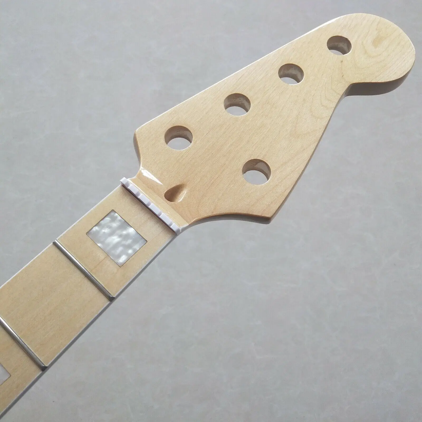 

2pcs 5 String Bass Guitar Neck 21 fret 34inch Maple Fretboard Block inlay parts