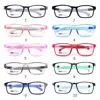Children Boys Girls Eye Protection Computer Comfortable Eyeglasses Kids Glasses Ultra Light Frame Silicone 6