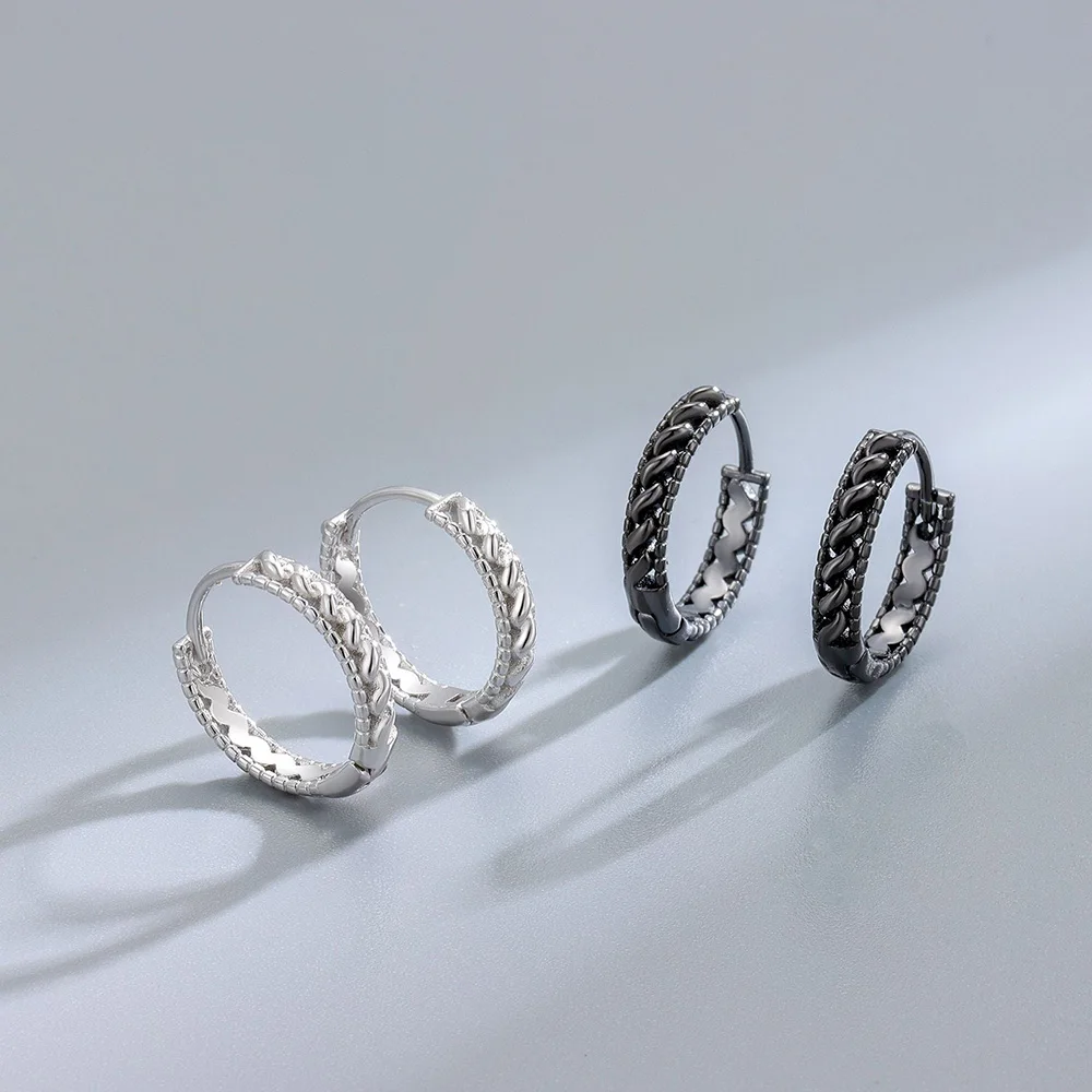 

Серьги-кольца женские из серебра 925 пробы, 3 мм