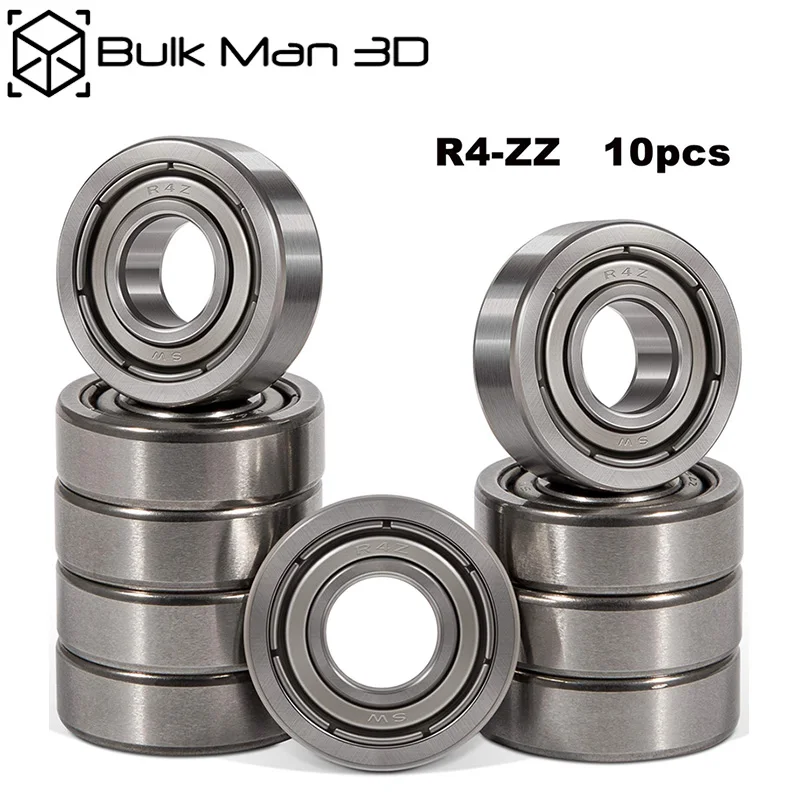 10pcs/lot R4ZZ ABEC-1 Bearing 1/4