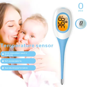 Digital Thermometer Forehead Non-Contact Baby Body Termometro Infrared LCD Adult Fever IR Household Health Monitors 1