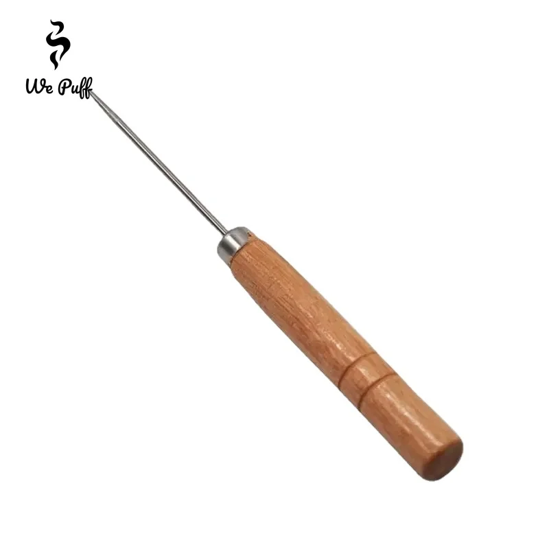 WU PUFF Hookah Wooden Foil Poker Puncher Foil Piercing Tool Single Needle Puncher Chicha Aluminum Shisha Accessories