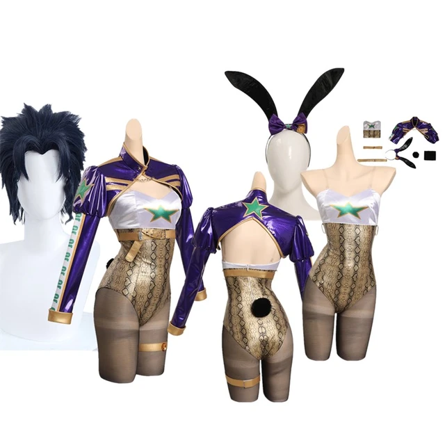 JoJo's Bizarre Adventure Jotaro Kujo Cosplay Costume Outfits Bunny