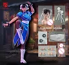 In stock STAR MAN MS-008 1/6 Women Soldier Chun-Li Classic Fighter Girl Fighting Girl 12Inch Full Set Action Figure Body Dolls - MS-008A