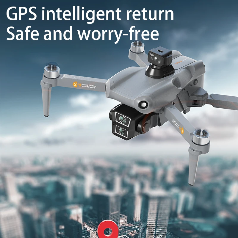 2025 New Professional Drone L300 PRO GPS 4K HD Camera Obstacle Avoidance Wide Angle Foldable RC Helicopter WIFI FPV Helicopter H