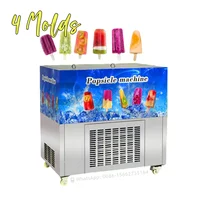 Stainless Steel 1 2 4 6 8 10 12 Custom Mould Style Ice Cream Popsicle Lolly Maker Frozen Ice Cream Bar Pop Make Machine 1