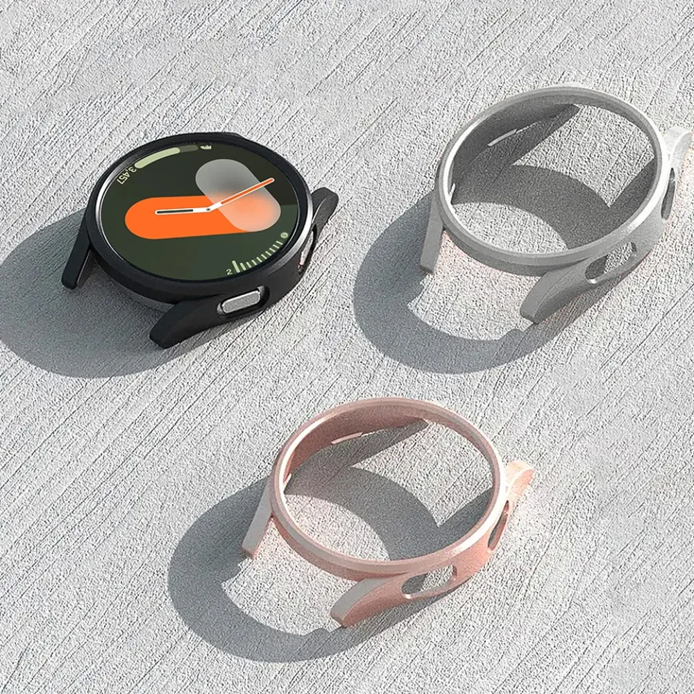 Durable PC Frame Protective Bumper Shell Cover for Samsung Galaxy Watch 7