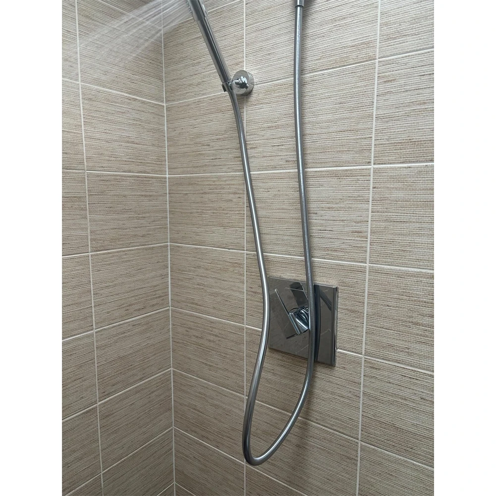 สายฝักบัวโครเมียมขนาด 80 นิ้ว 1 ชิ้น ติดตั้งง่าย ไม่บิดงอ สายฝักบัวเหล็กสำหรับห้องน้ำ อุปกรณ์ตกแต่งบ้าน อะไหล่ทดแทน 1