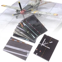 1Pcs Static Airport Runway Platform Deck Model Sand Table Aircraft Runway Apron Scene Miniature Landscape Layout Diorama 1