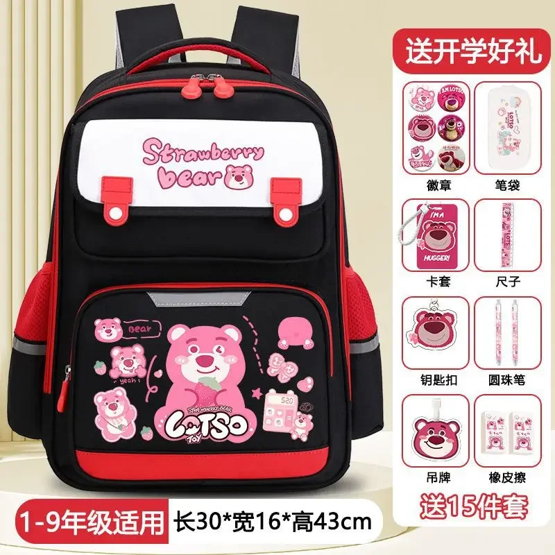sanrio-новый-рюкзак-с-клубничным-медведем-для-студентов-мультяшный-милый-детский-вместительный-рюкзак-для-защиты-позвоночника-для-мужчин-и-женщин